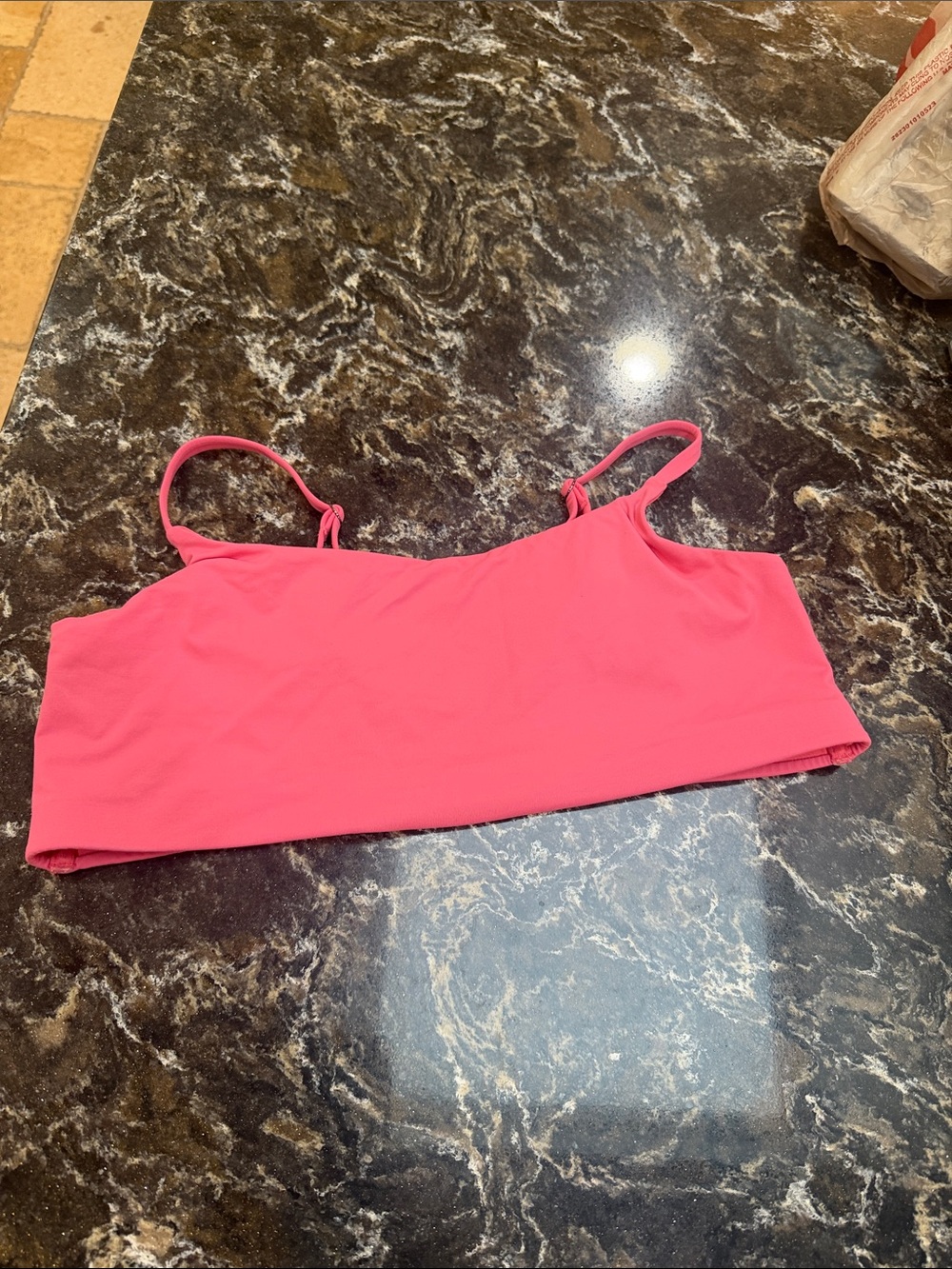 Athleta square neck bikini top